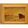 Image 1 : Framed oil of boats in harbour by Norman Wilkinson, 16x12" £100 - 150...