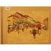 Image 1 : Framed watercolour of Italian street scene by E. Coleman, 12x9" £80 - 120...