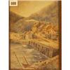Image 1 : Framed watercolour of Lynmouth by W. H. Street, 8x11" £80 - 120...