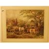 Image 1 : Framed watercolour of animals in farmyard by J. F. Herring Jnr. 12x10" £300 - 500...
