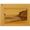 Image 1 : Framed watercolour of a coastal scene by Walter Tyndale, 10x6" £60 - 80...