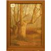 Image 1 : Framed oil of forest scene by H. Sargeant, 10x12" £80 - 120...