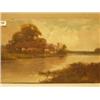 Image 1 : Unframed oil 'On the Rodding' by W. Richards, 20x12" £30 - 50...
