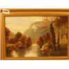 Image 1 : Framed oil of a river scene by G. Willis Pryce, 12x8" £60 - 80...