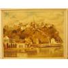Image 1 : Framed oil of Port Meirrion by E. J. Thorne, 32x24" £30 - 50...