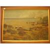 Image 1 : Framed oil of ducks on seashore, probably Norwegian, 40x26" £80 - 120...