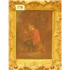 Image 1 : Framed oil of man drinking wine in style of Ostade, 5x7" £200 - 300...