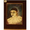 Image 1 : Framed oil of Pierrot by George Willis, 8x10" £50 - 80...