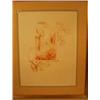 Image 1 : Framed watercolour of doves on roof top, illustration for Sleeping Beauty 1899, 18x24" £60 - 80...