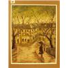 Image 1 : Framed oil of French street scene by Quizet, 17x16" £200 - 300...