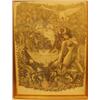 Image 1 : Framed pencil of large mythological scene by Roger Dean, 26x35" £200 - 300...