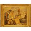Image 1 : Framed oil of people on rocks by Ralph S. Treen, 24x20" £300 - 400...