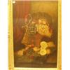 Image 1 : Reframed oil of fruit, signed, 24x36" £150 - 250...