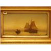 Image 1 : Framed oil of boats by E. K. Redmore, 15x7" £100 - 150...