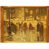 Image 1 : Framed oil of London street market by Spurrier, 20x16" £120-180...