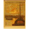 Image 1 : Framed oil of harbour scene by A. Apostoli (Venezualian) 20x24" £150 - 250...