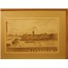 Image 1 : Framed watercolour/ink of 'The Thames from Fishmongers Hall' by Adrian Daintrey, 22x14" £120-180...