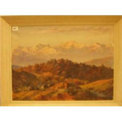 Framed oil 'The Drakensberg Mountain' by R. G. Goodman, 24x17" £200 - 300...