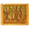 Image 1 : Framed oil of picnicers in forest by Alfred Bastion, 21x15" £120-180...