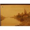 Image 1 : Framed watercolour of river scene by George Oyston '92, 18x14" £200 - 300...