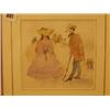 Image 1 : Framed watercolour cartoon by Max, 7x7" £70 - 90...