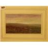 Image 1 : Framed watercolour of moorland scene by F. J. Widgery, 9x5" £120-180...