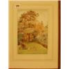 Image 1 : Framed watercolour of child in garden by E. A. Waterloo '95 7x10" £60 - 80...