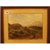Image 1 : Framed oil of moorland road by Louis Grier 1886, 11x9" £120-180...