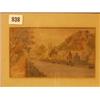 Image 1 : Framed watercolour of Quimper by Henry Simpson, 8x5" £120-180...