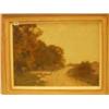 Image 1 : Framed oil of sheep in wooded lane by Alfred East, 24x16" £800 - 1200...
