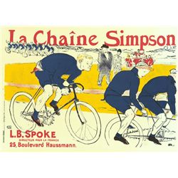 Toulouse-Lautrec La Chaine Simpson Lithograph Art Print