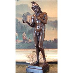 Beautiful Bronze Sculpture Adam in the Garden in Eden