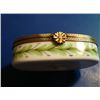 Image 2 : Authentic hand painted porcelain Limoges box signed