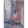 Image 1 : Flags on the Waldorf Childe Hassam Print On Canvas Art