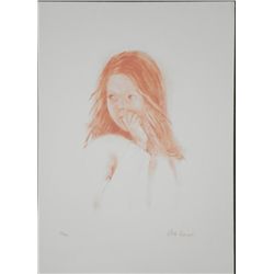 Juliette Honnart Signed Lithograph Print Whisper