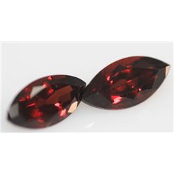 4.62 CTW MARQUISE GARNET 6X12MM (2)
