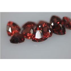 5.95 CTW TRILLION CUT GARNET 5MM (10)
