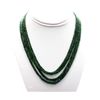 Natural Emerald Round  Beads Necklace 240.85 ctw. w/bra