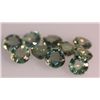 Image 1 : 3.69CTW GREEN SAPPHIRE ROUND 4X4mm