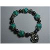 215CTW NATURAL BLUE TURQUOISE CUBE AND PHILIPPINE BLACK