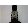 23.00 CTW 20.00 CTW ANTIQUE LOOKING RING .925 STERLING