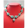 Image 1 : 404CTW NATURAL BLUE TURQUOISE SKULL AND PHILIPPINE WHIT