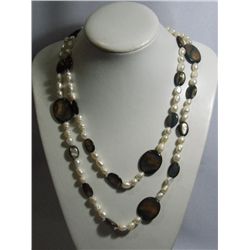 PHILIPPINE NATURAL CAPIZ AND WHITE FRESHWATER PEARL