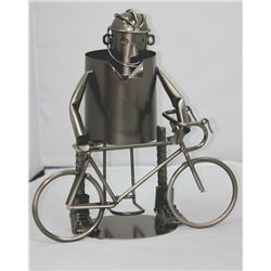 meatalBicycle Bottle Holder; w 3.5in; h 9in