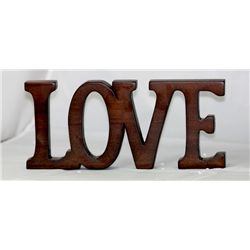 MAHOGANY WOOD LETTERS