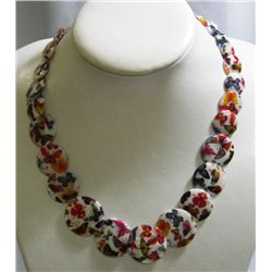 277CTW PHILIPPINE ALOHA CAPIZ NECKLACE 16INCH