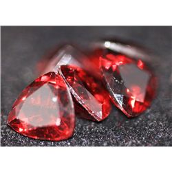 7.32 CTW TRILLION CUT GARNET 7MM (5)