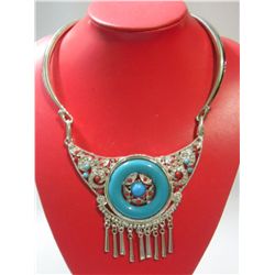 VINTAGE 100G SILVER NECKLACE