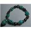 Image 1 : 198CTW NATURAL BLUE TURQUOISE SKULL AND PHILIPPINE BLAC