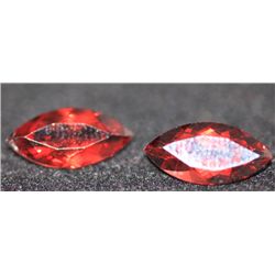 4.03 CTW MARQUISE GARNET 6X12MM (2)